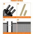 thumbnail image 3 of Pool Fence, Child Safety Pool Fencing, Easy DIY Installation with Hardware Included, Inground Pool Mesh Fence to Protect Kids and Dogs, 3 of 7