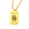 thumbnail image 1 of Men's Custom Name Necklace Hip Hop Personalised Pendant Necklace,Gold, 1 of 4