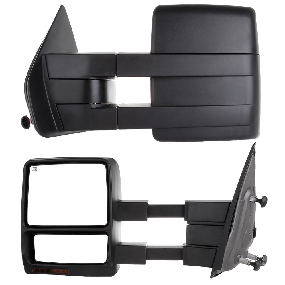 CCIYU Tow Mirrors Car Mirrors LH Left RH Right Black Towing Mirrors Compatible with 2004 2005