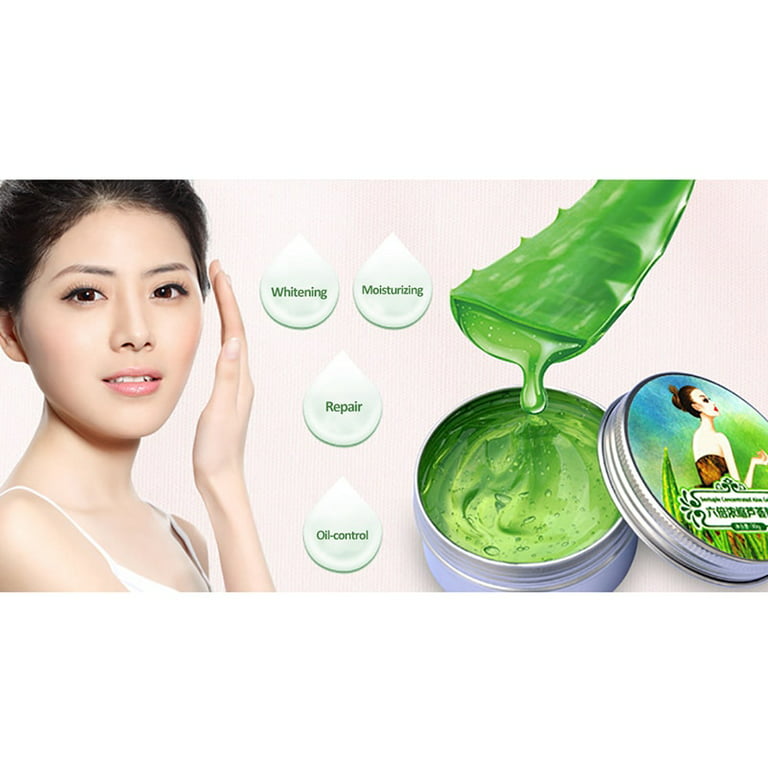tryllekunstner regnskyl idiom Aloe Vera Gel Hydrating Control Oil Remove Pimples Acne Marks Face  Moisturizer Skin Care - Walmart.com