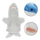 thumbnail image 5 of Tiburón Marioneta de mano Bebé Niños Niño Desarrollo Muñeca suave Juguete de peluche Azul JShteea El nuevo, 5 of 6