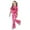 K18 Hot Pink, variant on Tfken Outfits Sets For Child Girls Flower Print Daily Wear T-Shirt Pant Casual Long Sleeve Pink Outfit Set Size 7-8 Years