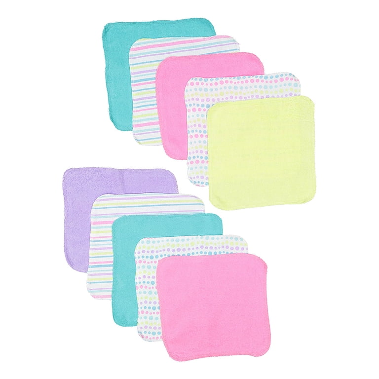 Spasilk Washcloth Wipes 2-Pack x 10-Count, Aqua photo 7