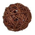 thumbnail image 2 of Bola de Mimbre Redonda de Café de 1 Pieza, Adorno Navideño para Jardín Y Jardín, 2 of 5