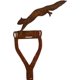 thumbnail image 1 of Animal de metal con pátina de óxido - Animal de hierro con pátina de óxido - Estatuas artísticas de animales de metal, decoración de jardín, patio, hogar, valla, 1 of 5