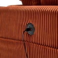 thumbnail image 2 of Sleeper Sofa Couch Bed, Oversized Chaise Lounge Chair Cozy Cloud Couch (Orange), 2 of 11