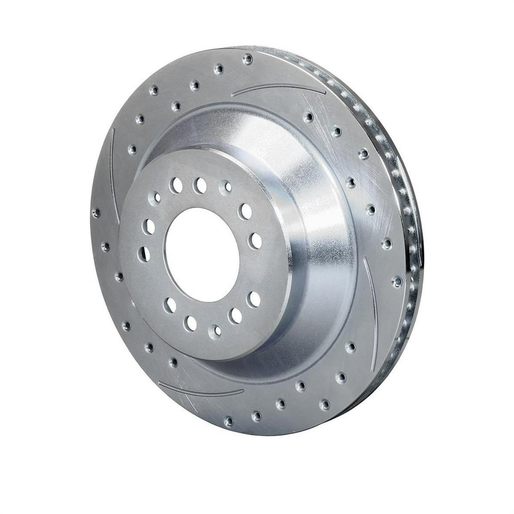 Wilwood 16012190BK SRP Drilled Rotor/Hat, 1.75 Inch Offset, Black