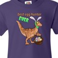 thumbnail image 4 of Inktastic Best Egg Hunter Ever Easter Dinosaur Youth T-Shirt, 4 of 5