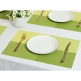 thumbnail image 6 of Unique Bargains Placemats for Kitchen Table Heat Resistant Table Placemats Green, 6 of 7