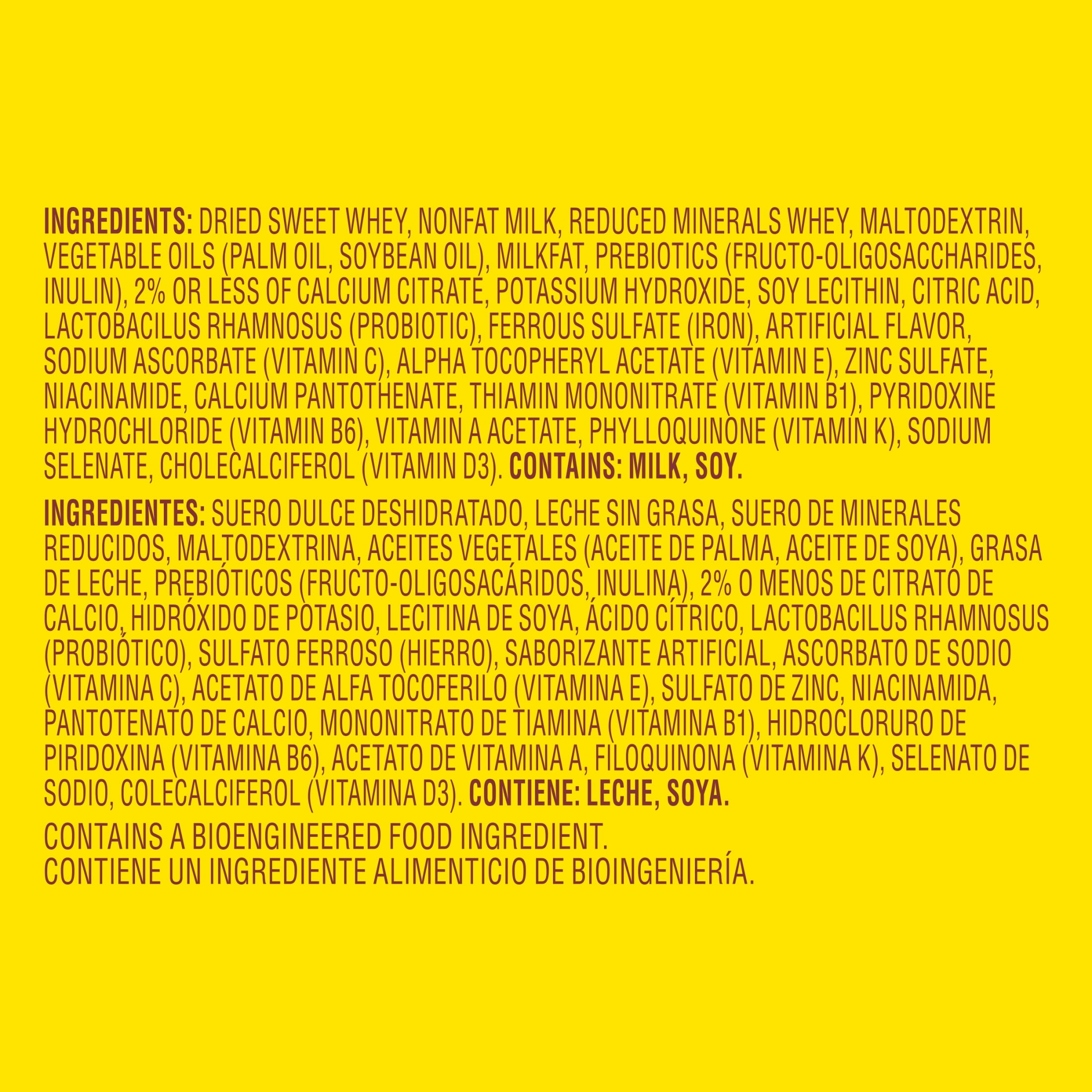 (12 pack) Nestle Klim Kinder 1+ Powder Immunity Probiotic Toddler Milk Beverage Mix with Vitamins A, C, D, Iron & Zinc, 28.2 oz Canister