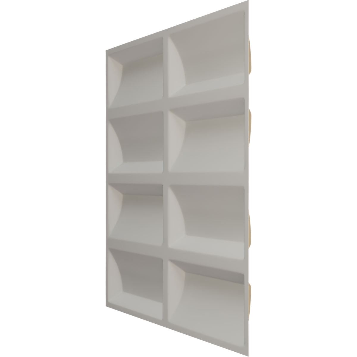 Ekena Millwork 19 5/8"W x 19 5/8"H Robin EnduraWall Decorative 3D Wall Panel, UltraCover Satin Smokey Beige (12-Pack for 32.04 Sq. Ft.)