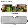 thumbnail image 7 of Yuyamidu Driving Cucumber Windshield Sun Shade for Rubicon Sahara TJ JK JKU 2 Door & 4 Door, UV Rays Blocker Sun Visor Shade Keep Vehicle Cool, 7 of 7