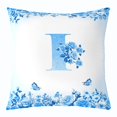 thumbnail image 1 of Erosebridal Monogrammed Pillow Cases,Personalized Initial Cushion Covers 18x18,Letter Decoration, 1 of 7