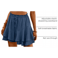 thumbnail image 4 of NICELF Flowy Shorts for Women Boho Ruffle Tiered Womens Skorts Summer Casual High Waist Mini Skirt Double-Layer Floral Skort, 4 of 7