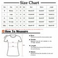 thumbnail image 2 of Okbop Going Out Tops for Women College,Fashion Woman Causal Round Neck Printing Short Sleeve T-Shirt Summer Black Blouse White Long Sleeve Shirts for Women, 2 of 5