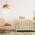 thumbnail image 2 of Minkissy Lace Boho Curtains For Bathroom Khaki Cotton Thread Privacy 1Pack, 2 of 4