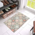 thumbnail image 3 of MKHERT Luxury Oriental Tile Floral Patchwork of Mandala Boho Style Doormat Rug Home Decor Floor Mat Bath Mat 23.6x15.7 inch, 3 of 3