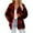 Red, variant on Ashirexll Winter Coats for Women, Womens Fleece Coats, Straight Coat Style Button Down Pocket Coat for Cold Weather