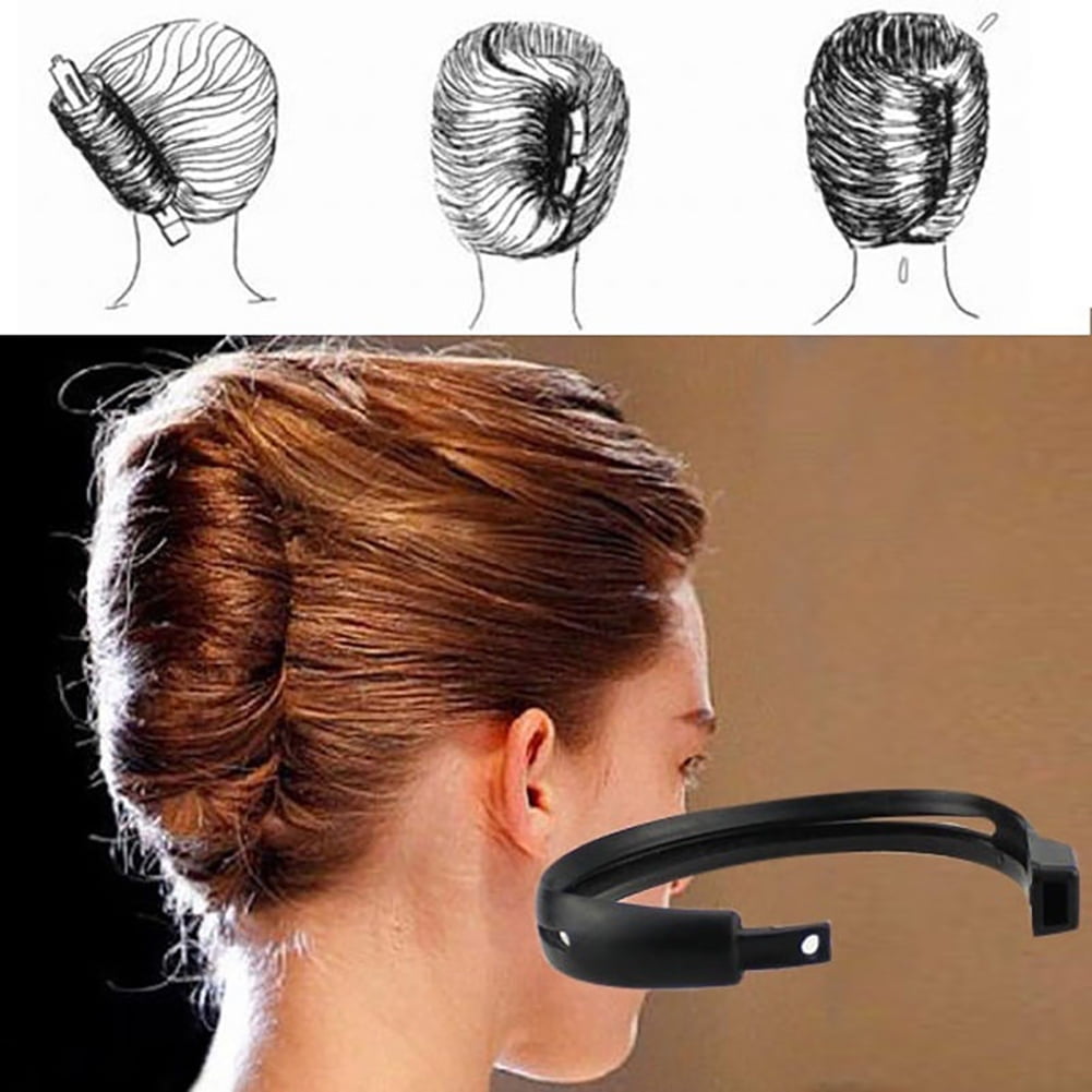 Women Hairstyle Curler French Twist Instant Donut Bun Maker Magic Hair Styling 