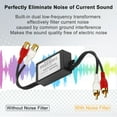 thumbnail image 3 of Filtro Ground Loop Aislador de Ruido RCA WiSwinda Black, 3 of 7