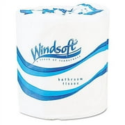 Windsoft Single Roll Bath Tissue, 500 Sheets/Roll, 96 Rolls/Carton 2200