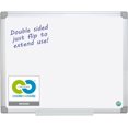 Whiteboard Earth, Melamine Dry Erase Board, 24" x 36", Double sided
