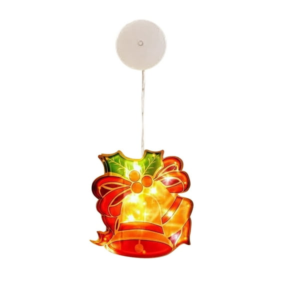 Binwennn Christmas Window Arrangement Hanging Lights LED String Lights Santa Snowman Christmas Day Decoration Portable Work Light Bulb Ac Covers for inside 27x17 Big Light up Letters 24 in Skeleton