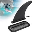thumbnail image 1 of 8 Inch Removable Surfboard Sup Fin With Fin Base, Detachable Center Fin Stand Up Paddle Board, 1 of 4