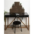 thumbnail image 5 of Kate and Laurel Ensemble de Tiroirs de Bureau en Bois d'Apothicaire, 9 Tiroirs, Brun Rustique, 5 of 5