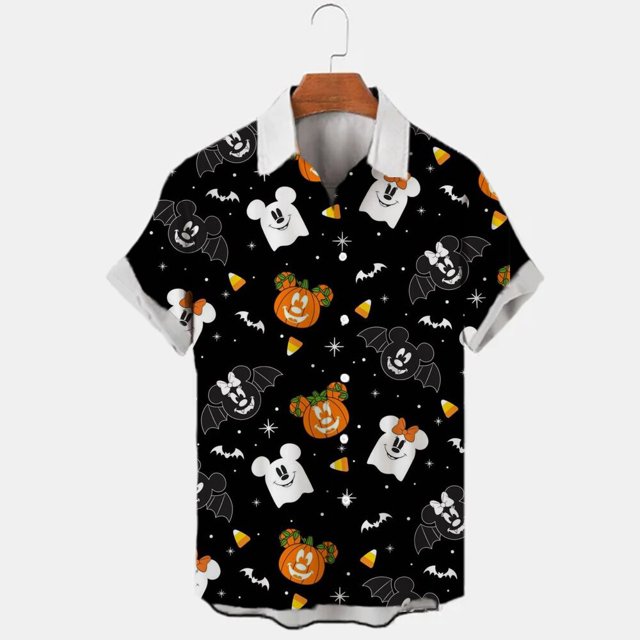 New Anime Mickey Mouse Donald Duck Men's T-Shirt 3D Printing Summer Disney Casual Simple High Quality Shirt Hawaiian T-Shirt Top5XL Gao Jinjia LED