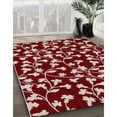thumbnail image 2 of Ahgly Company Indoor Round Mid-Century Modern Rose Pink Oriental Area Rugs, 3' Round, 2 of 6
