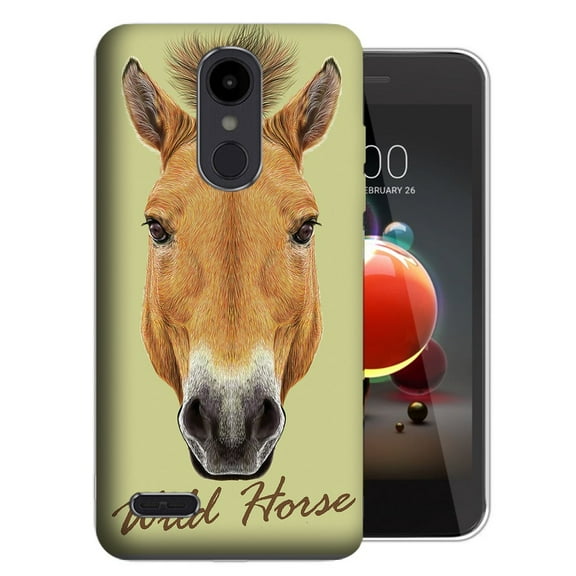 MUNDAZE LG K40 X420 Wild Horse Design Phone Case Cover