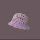 thumbnail image 1 of Gorro con forma de cubo para mujer hecho a mano de ganchillo coreano, gorro tejido de punto, gorros de lavabo con flores a la moda para Otoño e Invierno 2023, 1 of 5