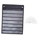 thumbnail image 1 of Organizador de bolsillo para el aula, 7 filas, con 10 tarjetas de borrado en seco. Accesorios y herramienta de aprendizaje. Negro, 1 of 9