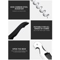 thumbnail image 4 of Corkscrew Wine Opener Double Hinged Design Easy Grip Bottle Opener Effortless Wine Screw Remover for Home Bar, 4 of 5