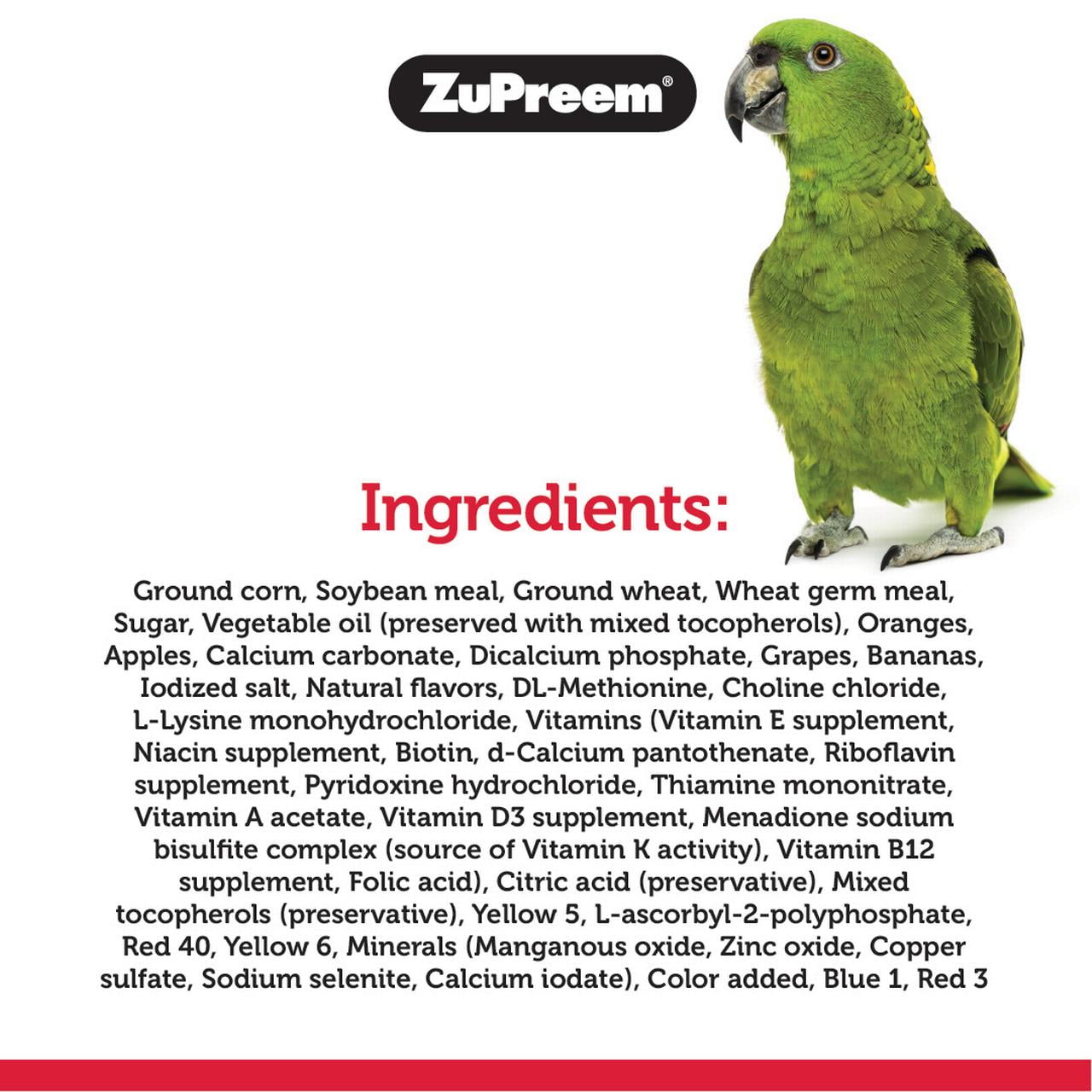 Amazon parrot food sale