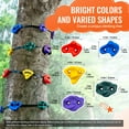 thumbnail image 3 of VEVOR Ninja Tree Climbing Kit 12 Climbing Holds 6 Ratchet Straps Climbing Ladder, 3 of 9