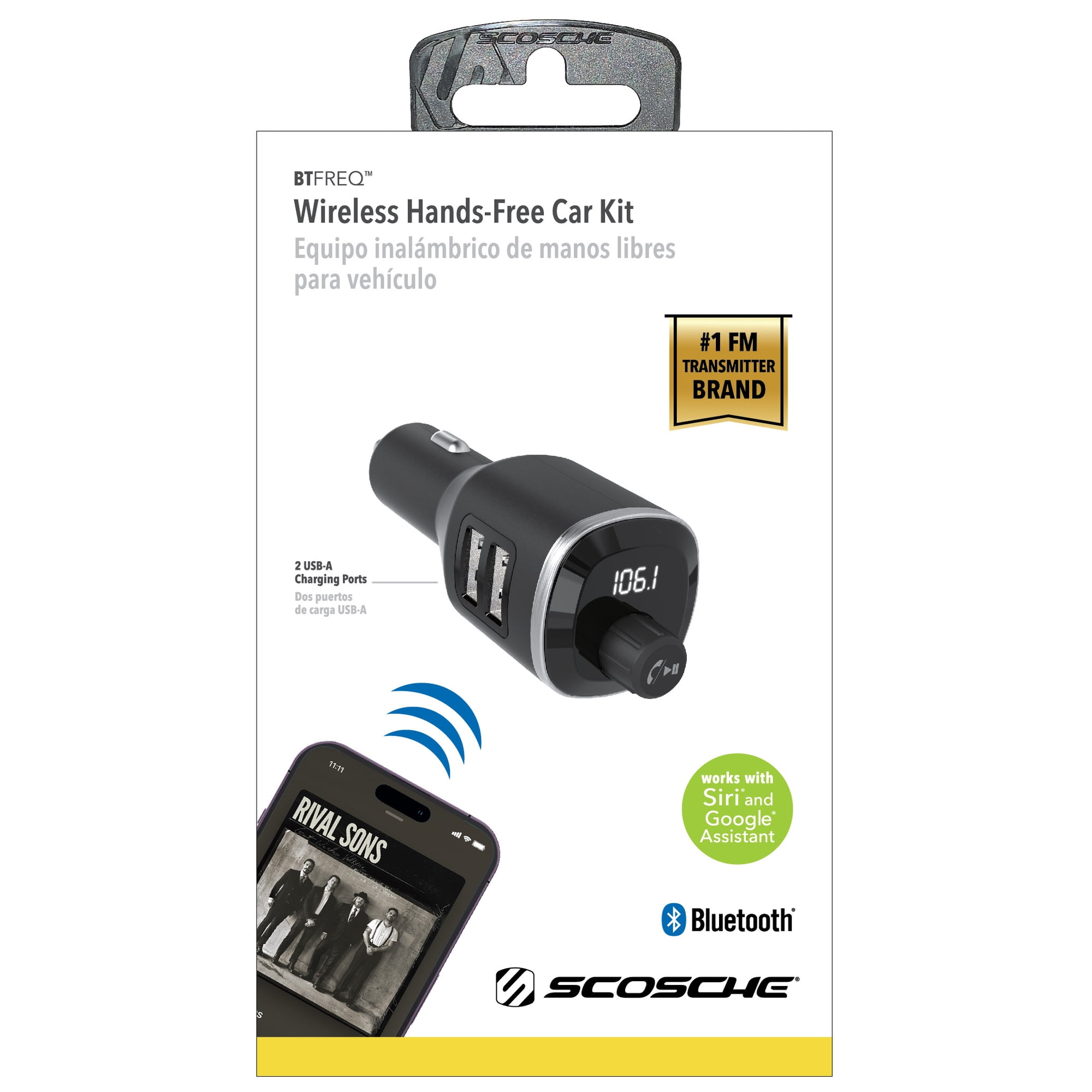Scosche BTFM4-SP1 Bluetooth FM Transmitter Car Kit photo 3