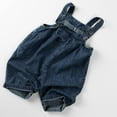thumbnail image 6 of WhouRiu Toddler Boys Jeans Fashion Straight Leg Jeans Overalls Children Casual Relaxed Fit Denim Jumpsuit Blue,Sizes 3-4, 6 of 8