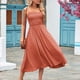 thumbnail image 5 of Vestido largo sin mangas con cuello en V y estampado informal de verano para mujer con estilo OAVQHLG3B Store  lin121212, 5 of 5
