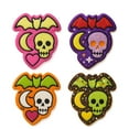 thumbnail image 6 of Halloween Bat with Skull & Heart Cookie Cutter & Stamp 4x3" Clay Embosser Gifts, 6 of 6