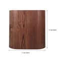 thumbnail image 6 of TABLZONE Slim Wooden Trash Can with Coffee PP Lid, Compact Wastebasket for Bathroom, Kitchen, Office Use, 6 of 7