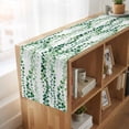 thumbnail image 6 of Table Runners 36 Inches Long Dress Scarves, Green Weeping Eucalyptus Farmhouse Kitchen/Dining Table Runner, Short Coffee Tablerunners, Spring Summer Country Leaves 13x36 Inch, 6 of 9