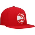 thumbnail image 3 of Men's Mitchell & Ness Red Atlanta Hawks Ground 2.0 Snapback Hat, 3 of 5