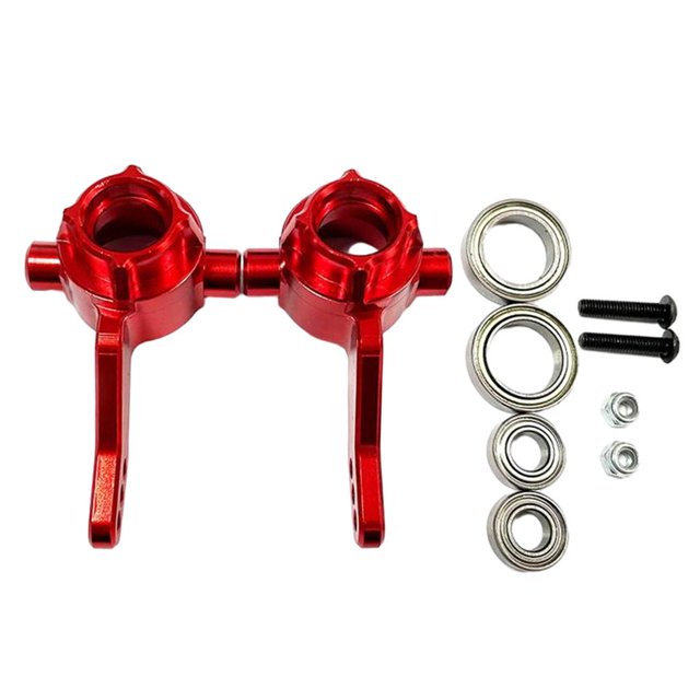 Bloques de dirección RC Bloques de dirección delanteros de metal para accesorios de actualización de modelos de vehículos todoterreno Magideal Bloques de dirección RC