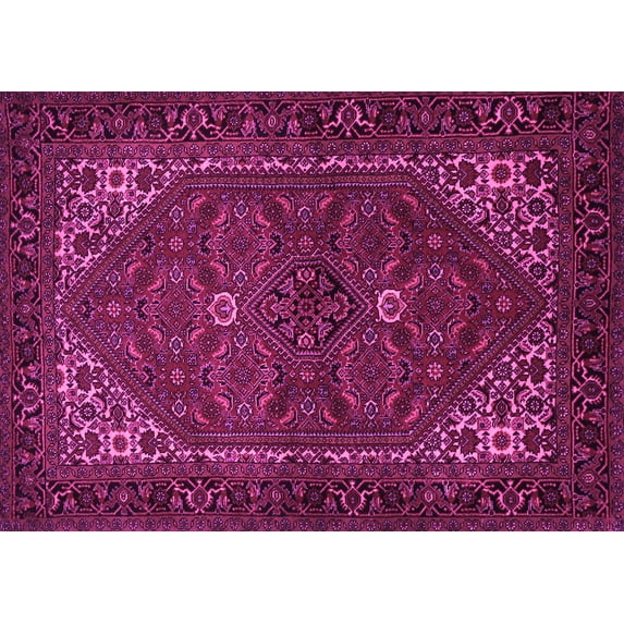 Ahgly Company Indoor Rectangle Persian Pink Traditional Area Rugs, 4' x 6'