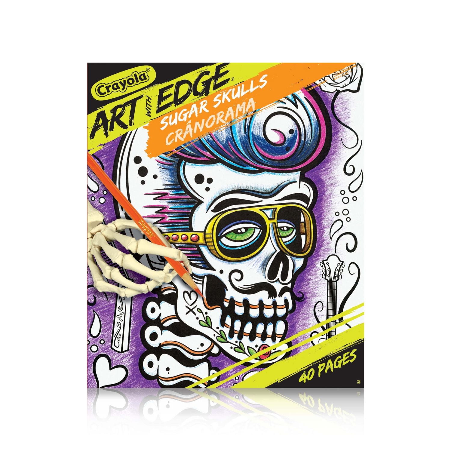 Crayola Sugar Skulls Art with Edge Colouring Book