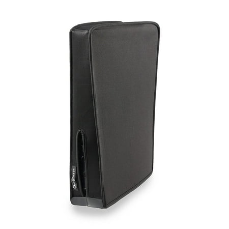 PS5 Cover Protection Against Scratches and Dust, Compatible with Regular and Digital PS5 Console, Black