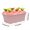 Pink, variant on Ice Cream Molds 6-Cavity Popsicle Maker Reusable BPA-Free Freezer Safe DIY Homemade Treats Kit