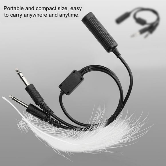 Aviation Headset Adapter, Headset Adapter Earphone Adapter Headphone Adapter Cable Headset Adapter Earphone Adapter Headphone Adapter Cable Helicopter to General Aviation Headset